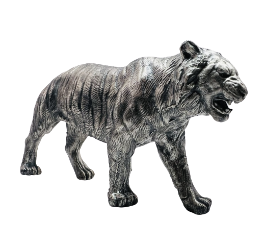 Tiger Silver Figurine