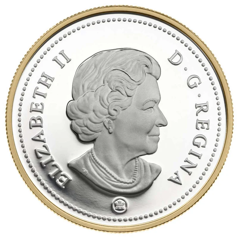 2008 $1 100th Anniversary of The Royal Canadian Mint Sterling Silver Coin